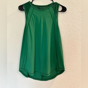 Lululemon Sculpt Tank • Vent Back • Like New • Everglade Green • Size 8
